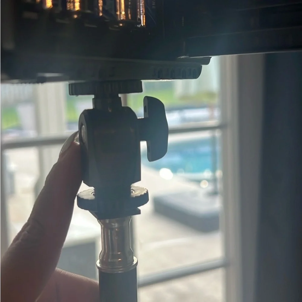 Black Adjustable LED Video Light Stand (Just the STAND ONLY)
